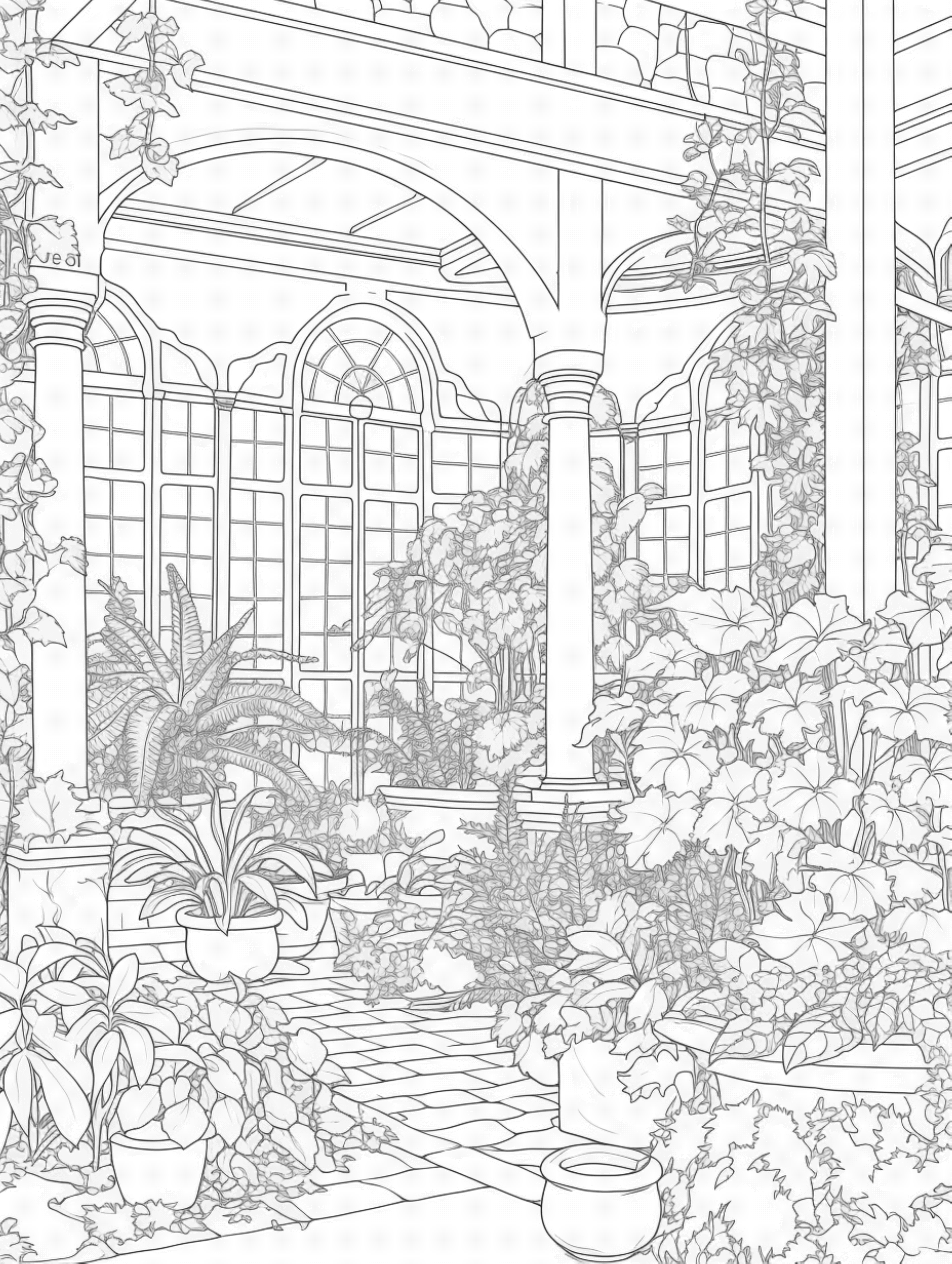 plant coloring pages