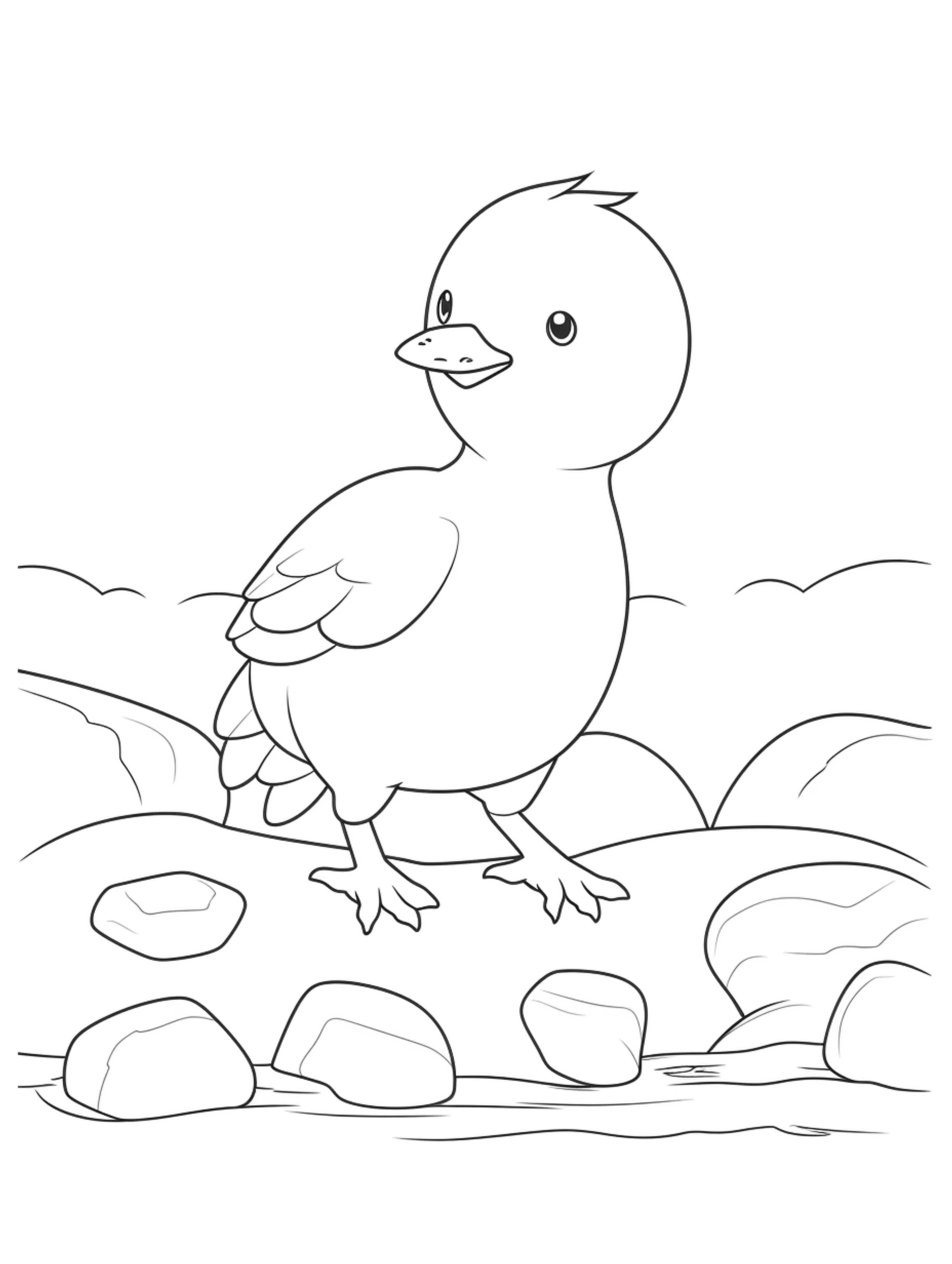 chick coloring pages